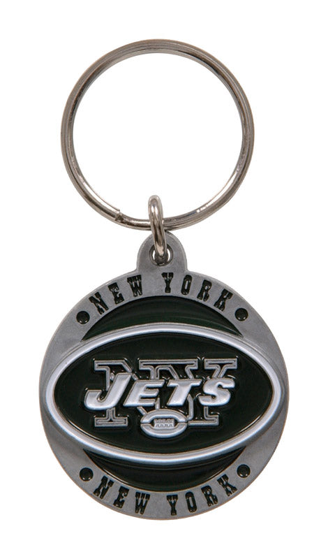 Hillman NFL Tempered Steel Green Split Key Chain (Pack of 3).