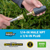 SurfaceMaxx 1/4-in Male NPT x 1/4-in Quick Connect Plug 5500 psi