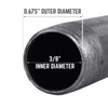 B&K Mueller 3/8 in. MPT x 3 in. L Black Steel Nipple (Pack of 5)