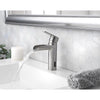 Homewerks Waterfall Brushed Nickel Motion Sensing Modern Single-Handle Bathroom Sink Faucet 2 in.
