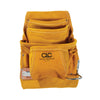CLC 7.75 in. W X 16 in. H Leather Tool Pouch 10 pocket Tan 1 pc