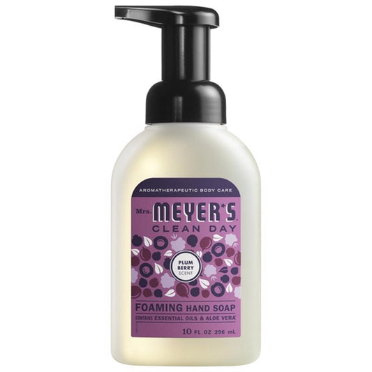 Mrs. Meyer's Clean Day Plum Berry Scent Foam Hand Soap 10 oz. (Pack of 6)