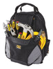 CLC 7.5 in. W X 16 in. H Polyester Backpack Tool Bag 44 pocket Black/Tan 1 pc