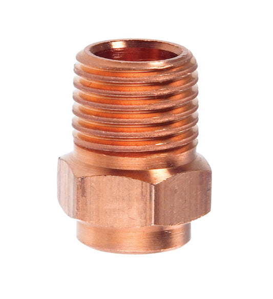 Nibco 1/2 in. Sweat X 1/2 in. D MPT Copper Male Adapter 10 pk