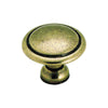 Amerock Allison Round Cabinet Knob 1-3/8 in. D 1 in. Antique Brass 1 pk