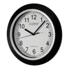 La Crosse Technology 12 in. L X 1 in. W Indoor Casual Analog Atomic Wall Clock Glass/Plastic Black/S - Open Box