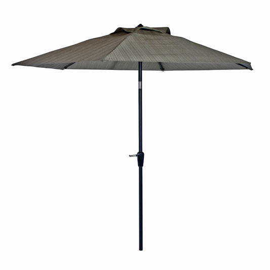 Living Accents Rochdale 9 ft. Tiltable Brown Patio Umbrella