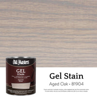 Old Masters Semi-Transparent Aged Oak Oil-Based Alkyd Gel Stain 1 qt