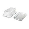 Lifetime Clear Glass Glass Butter Dish Butter Dish 1 pk (Pack of 4)