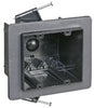 Carlon 36 cu in Rectangle Plastic 2 gang Electrical Box Black