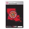 University of Louisiana-Lafayette Team State Decal Sticker