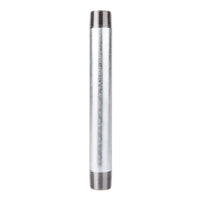 STZ Industries 3/4 in. MIP each X 3/4 in. D MIP Galvanized Steel 8 in. L Nipple