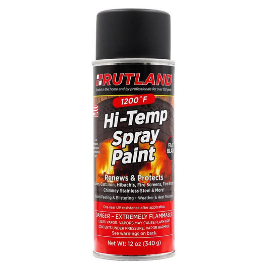 Rutland Stove Paint Spray (Pack of 12)