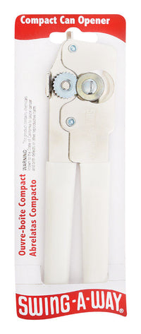 Swing-A-Way White Steel Manual Compact Can Opener - Deal of The Week