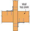 Simpson Strong-Tie 4.63 in. H X 1.69 in. W 18 Ga. Galvanized Steel Hurricane Tie