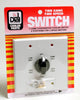 Dial 1-1/4 in. H X 5-3/4 in. W Black Metal Evaporative Cooler Wall Switch - Deal of The Week