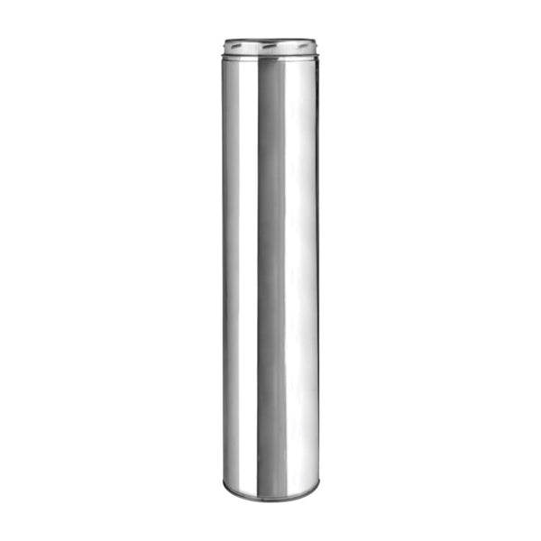 Selkirk Sure-Temp 6 in. D X 48 in. L Stainless Steel Chimney Pipe
