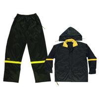 CLC Climate Gear Black Nylon Rain Suit XL