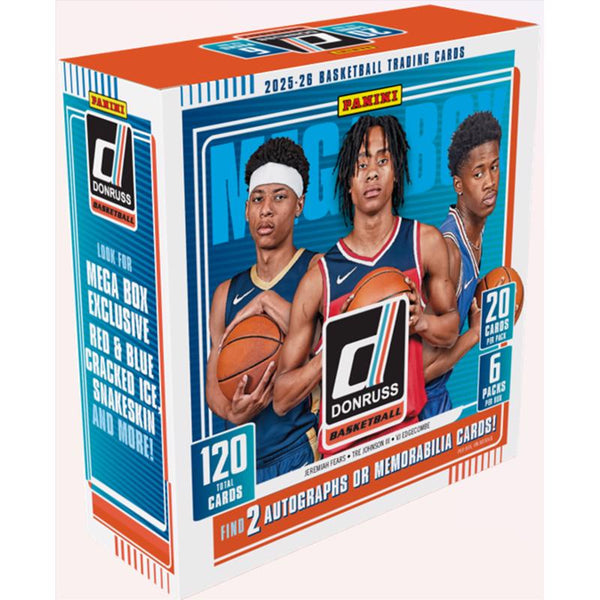 Cartas coleccionables Panini 2025/26 Donruss Basketball, caja Mega, 120 piezas