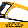 DeWalt 12 in. Carbon Steel Hacksaw Black/Yellow 1 pc