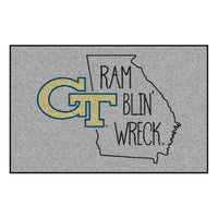 Georgia Tech Southern Style Rug - 19in. x 30in.