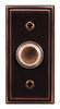 Heath Zenith Oil Rubbed Bronze Metal Wired Pushbutton Doorbell