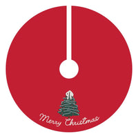 Celebrations Tree with Velvet Bow Tree Skirt (Pack of 4)