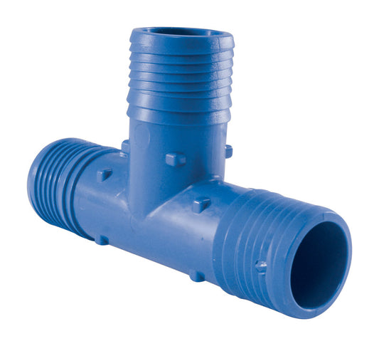 Apollo Blue Twister 1-1/2 in. Insert in to X 1-1/2 in. D Insert Acetal Tee 1 pk
