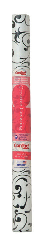 Con-Tact Brand Creative Covering 9 ft. L x 18 in. W Virtu Floral Self-Adhesive Shelf Liner (Case of 12)