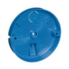 Carlon 8 cu in Round PVC 1 gang Ceiling Fan Pan Blue