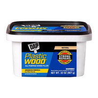 DAP Plastic Wood Natural Wood Filler 32 oz (Pack of 4)