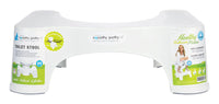 Squatty Potty Semi-Gloss White Plastic Toilet Stool