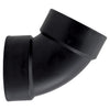 Charlotte Pipe 4 in. Hub X 4 in. D Hub ABS 60 Degree Elbow