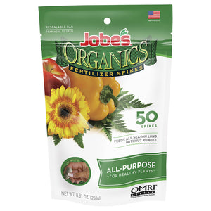 Jobe's Organic Spikes All Purpose Plant Food 50 pk
