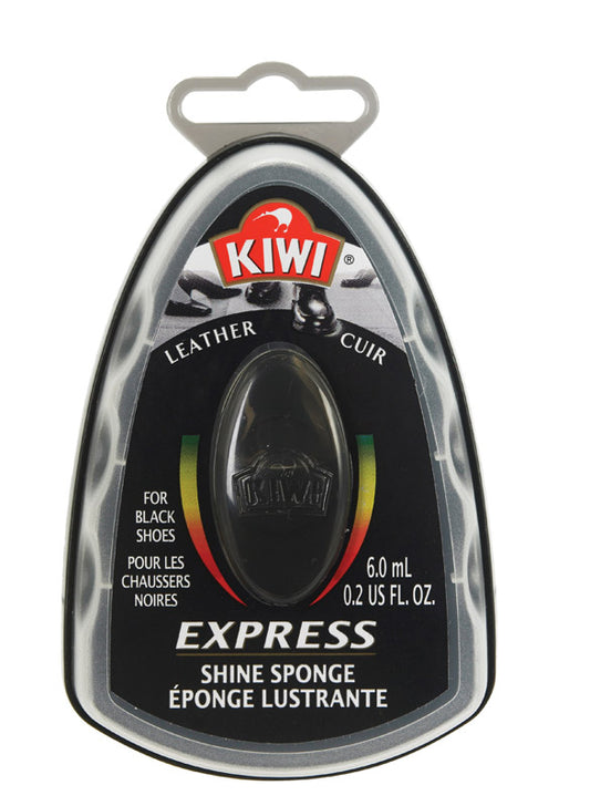 Kiwi Express Shine Black Sponge Shoe Polish 0.23 oz.