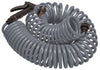 Orbit Gray Coil Garden Hose 50 L ft. x 3/8 Dia. in. with 8-Pattern Nozzle
