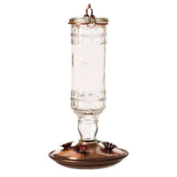 Perky-Pet Hummingbird 10 oz. Glass Nectar Feeder 4 ports (Pack of 2)