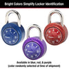 Master Lock 2 in. H X 7/8 in. W X 1-7/8 in. L Steel 3-Digit Combination Combination Padlock
