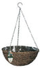 Gardman 8 in. H X 14 in. D Rattan Hanging Basket Brown