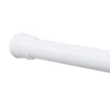 Zenna Home Shower Curtain Rod 40 in. L White