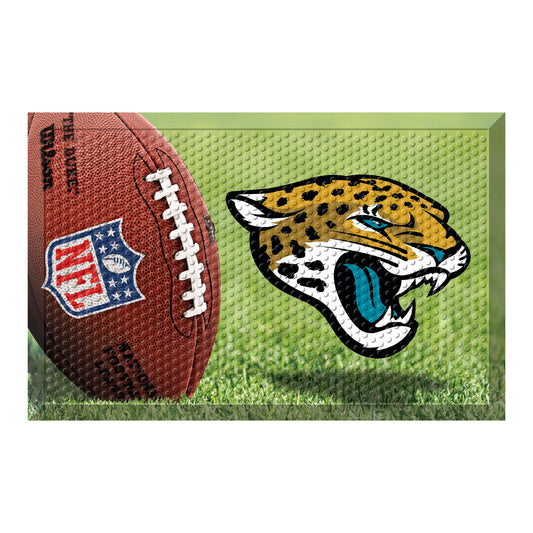 NFL - Jacksonville Jaguars Rubber Scraper Door Mat