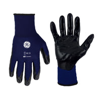 General Electric Unisex Dipped Gloves Black/Blue XL 1 pair