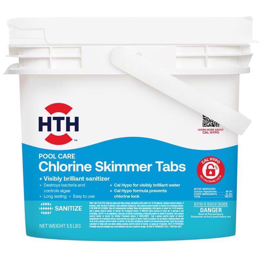 HTH Blue Sparkle Tablet Skimmer Tabs 5.5 lb (Pack of 4)