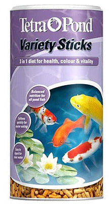 Tetra Pond Variety Blend Sticks Fish Food 5.29 oz.
