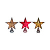 Celebrations Christmas Star Tree Topper Assorted Plastic 8.5 inch 1 pk (Pack of 6)
