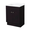 Zenna Home Single Espresso Bathroom Vanity 24 in. W X 18 in. D X 35 in. H