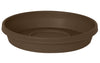 Bloem Terratray 2.75 in. H X 16 in. D Resin Traditional Tray Chocolate