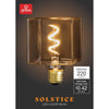 Globe Electric Decorative E26 (Medium) LED Bulb Clear 4 Watt Equivalence 1 pk