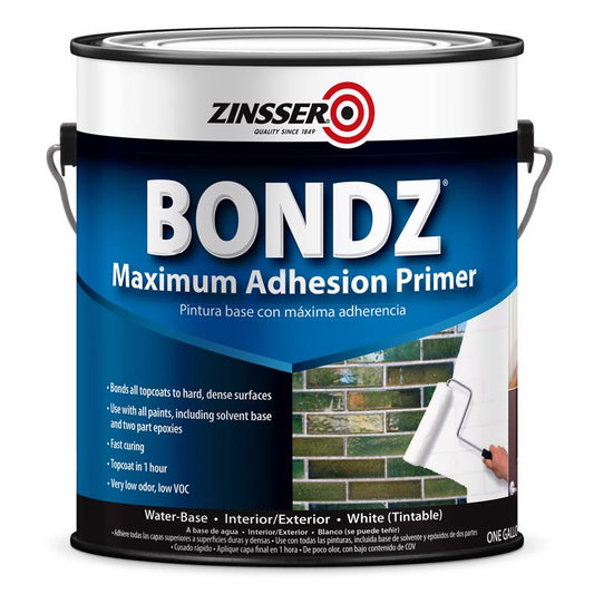 Zinsser Bondz White Maximum Adhesive Primer 1 gal (Pack of 2).