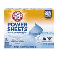 Arm & Hammer Refreshing Breeze Scent Detergent Sheets 1 pk (Pack of 6)